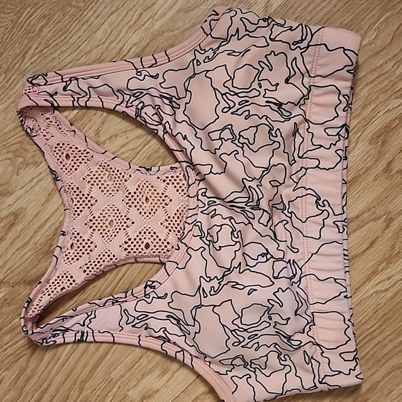 ZYIA ACTIVE Pink Patterned Sports Bra Size M - Picture 1 of 5
